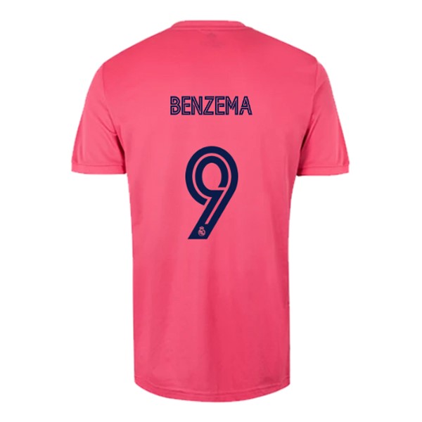 Maglia Real Madrid 2ª NO.9 Benzema 2020-2021 Rosa